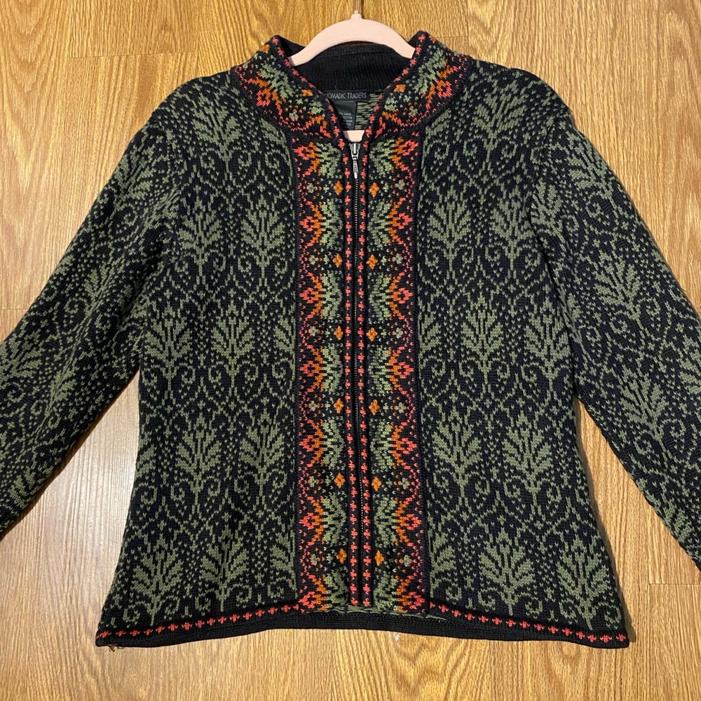 Nomadic Traders Multicolor Patterned Jacket 55%Ra… - image 4